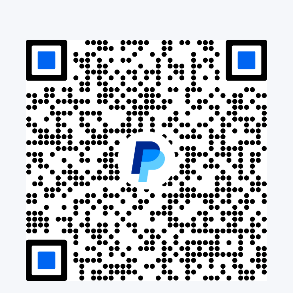 Arapshow PayPal QR code